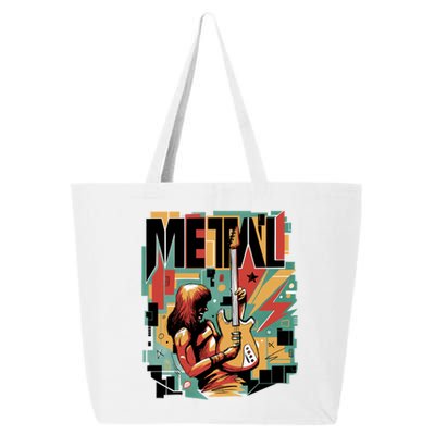 Metal Music Abstract 25L Jumbo Tote