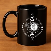 Mystic Moon And Sun 11oz C Handle Ceramic Mug