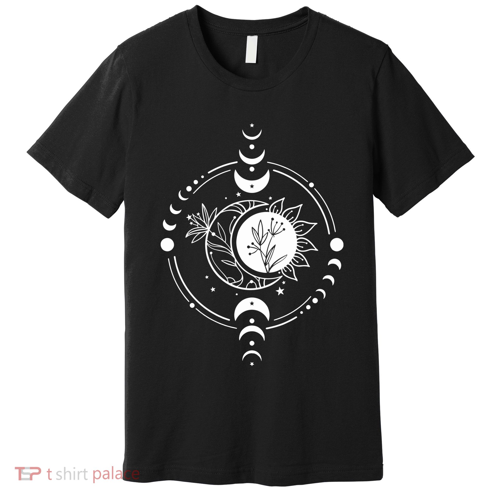 Mystic Moon And Sun Premium T-Shirt