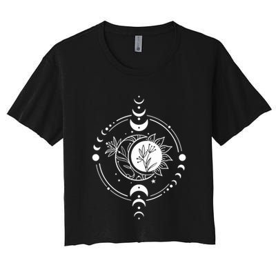 Mystic Moon And Sun Crop Top