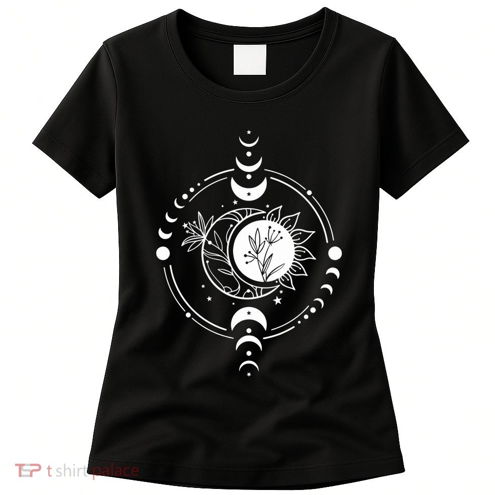 Mystic Moon And Sun Womens T-Shirt