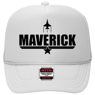 Maverick High Crown Mesh Back Trucker Hat