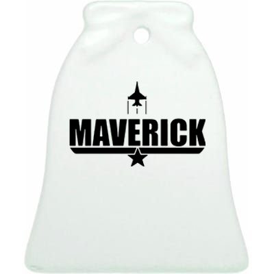 Maverick Ceramic Bell Ornament