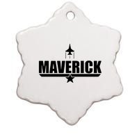 Maverick Ceramic Star Ornament