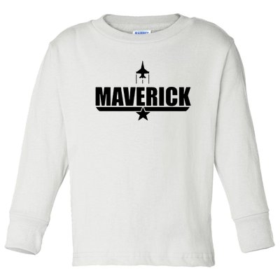 Maverick Toddler Long Sleeve Shirt