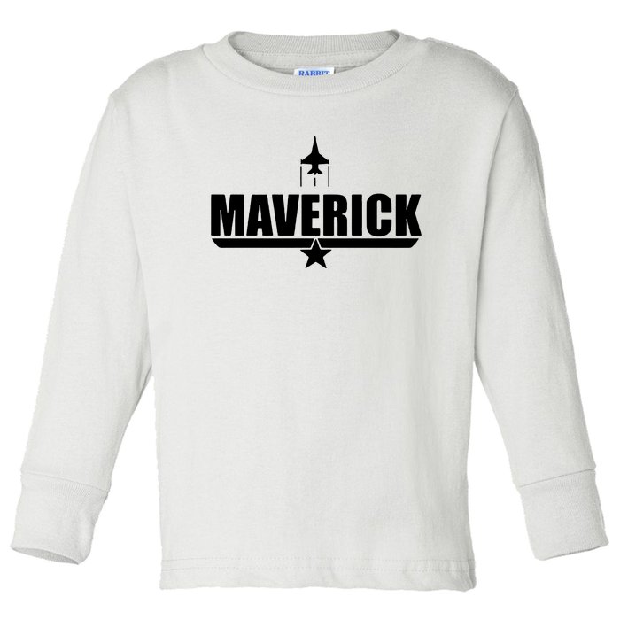 Maverick Toddler Long Sleeve Shirt