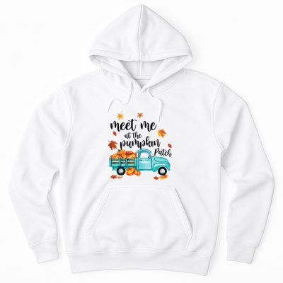 Meet Me At The Pumpkin Patch Halloween Thanksgiving Pumpkin Funny Gift Hoodie