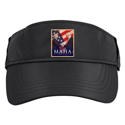 Maha Make America Healthy Again Usa Trump Kennedy Adult Drive Performance Visor
