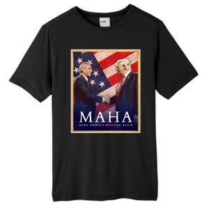 Maha Make America Healthy Again Usa Trump Kennedy Tall Fusion ChromaSoft Performance T-Shirt