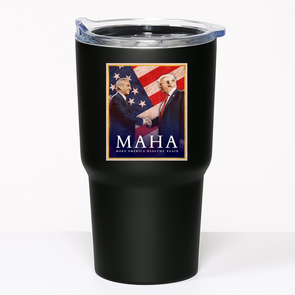 Maha Make America Healthy Again Usa Trump Kennedy Tumbler