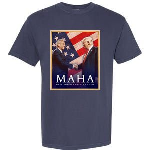 Maha Make America Healthy Again Usa Trump Kennedy Garment-Dyed Heavyweight T-Shirt