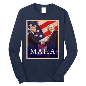 Maha Make America Healthy Again Usa Trump Kennedy Long Sleeve Shirt