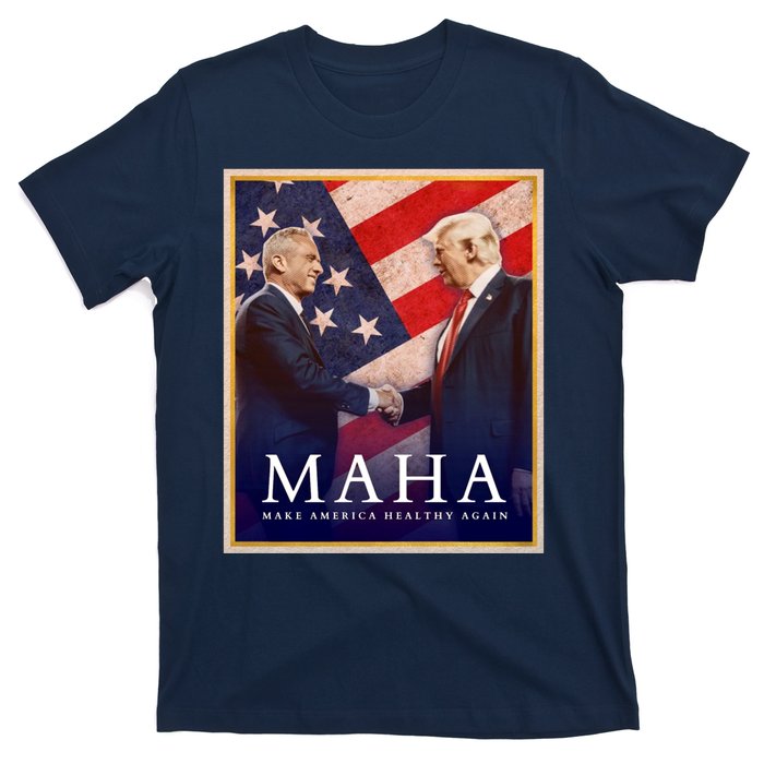 Maha Make America Healthy Again Usa Trump Kennedy T-Shirt