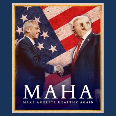 Maha Make America Healthy Again Usa Trump Kennedy T-Shirt