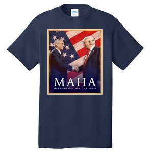 Maha Make America Healthy Again Usa Trump Kennedy Tall T-Shirt