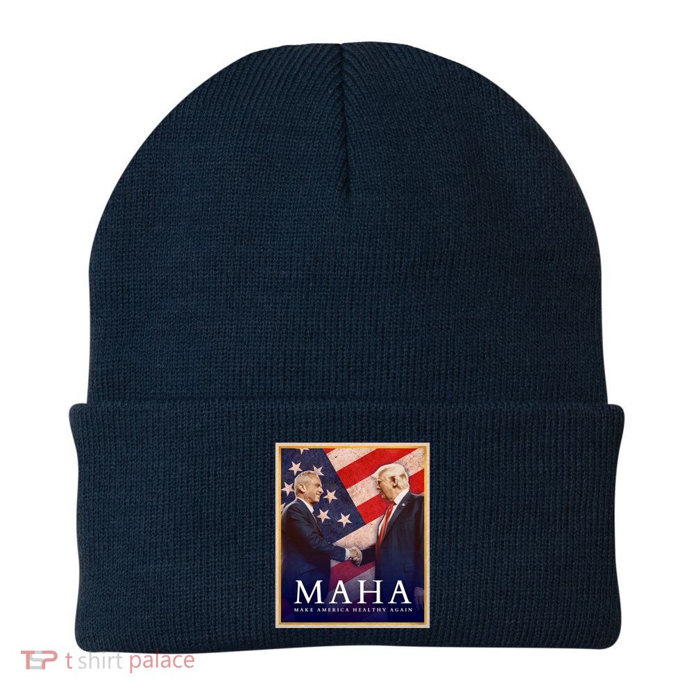 Maha Make America Healthy Again Usa Trump Kennedy Beanie