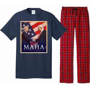 Maha Make America Healthy Again Usa Trump Kennedy Pajama Set