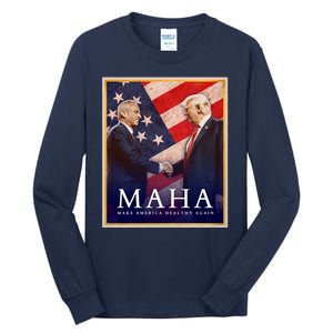 Maha Make America Healthy Again Usa Trump Kennedy Tall Long Sleeve T-Shirt