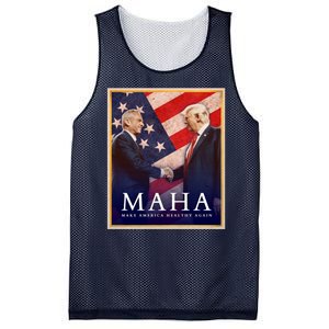 Maha Make America Healthy Again Usa Trump Kennedy Mesh Reversible Basketball Jersey Tank