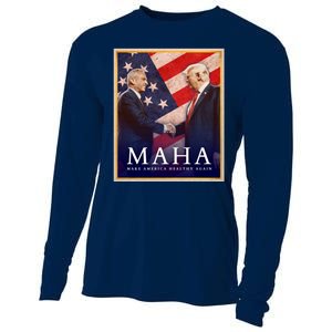 Maha Make America Healthy Again Usa Trump Kennedy Cooling Performance Long Sleeve Crew