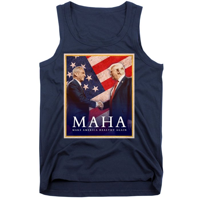 Maha Make America Healthy Again Usa Trump Kennedy Tank Top