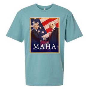 Maha Make America Healthy Again Usa Trump Kennedy Sueded Cloud Jersey T-Shirt