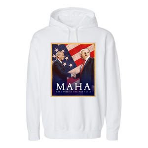 Maha Make America Healthy Again Usa Trump Kennedy Garment-Dyed Fleece Hoodie