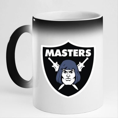 Masters 11oz Black Color Changing Mug