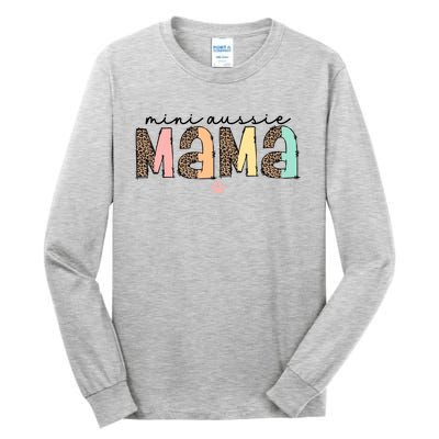 Miniature Mini Aussie Mama Australian Shepherd Mom Dog Cute Gift Tall Long Sleeve T-Shirt