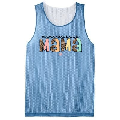 Miniature Mini Aussie Mama Australian Shepherd Mom Dog Cute Gift Mesh Reversible Basketball Jersey Tank