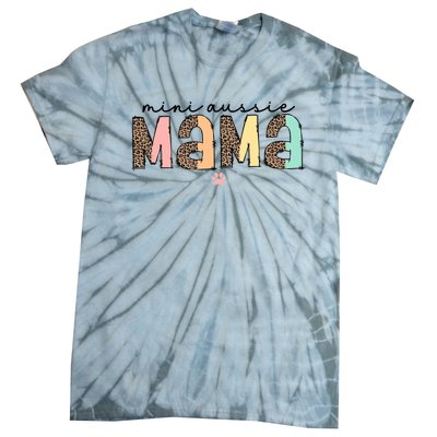 Miniature Mini Aussie Mama Australian Shepherd Mom Dog Cute Gift Tie-Dye T-Shirt