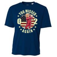 Missed Me Again Donald Trump Golfing Cooling Performance Crew T-Shirt