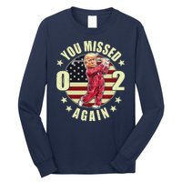 Missed Me Again Donald Trump Golfing Long Sleeve Shirt