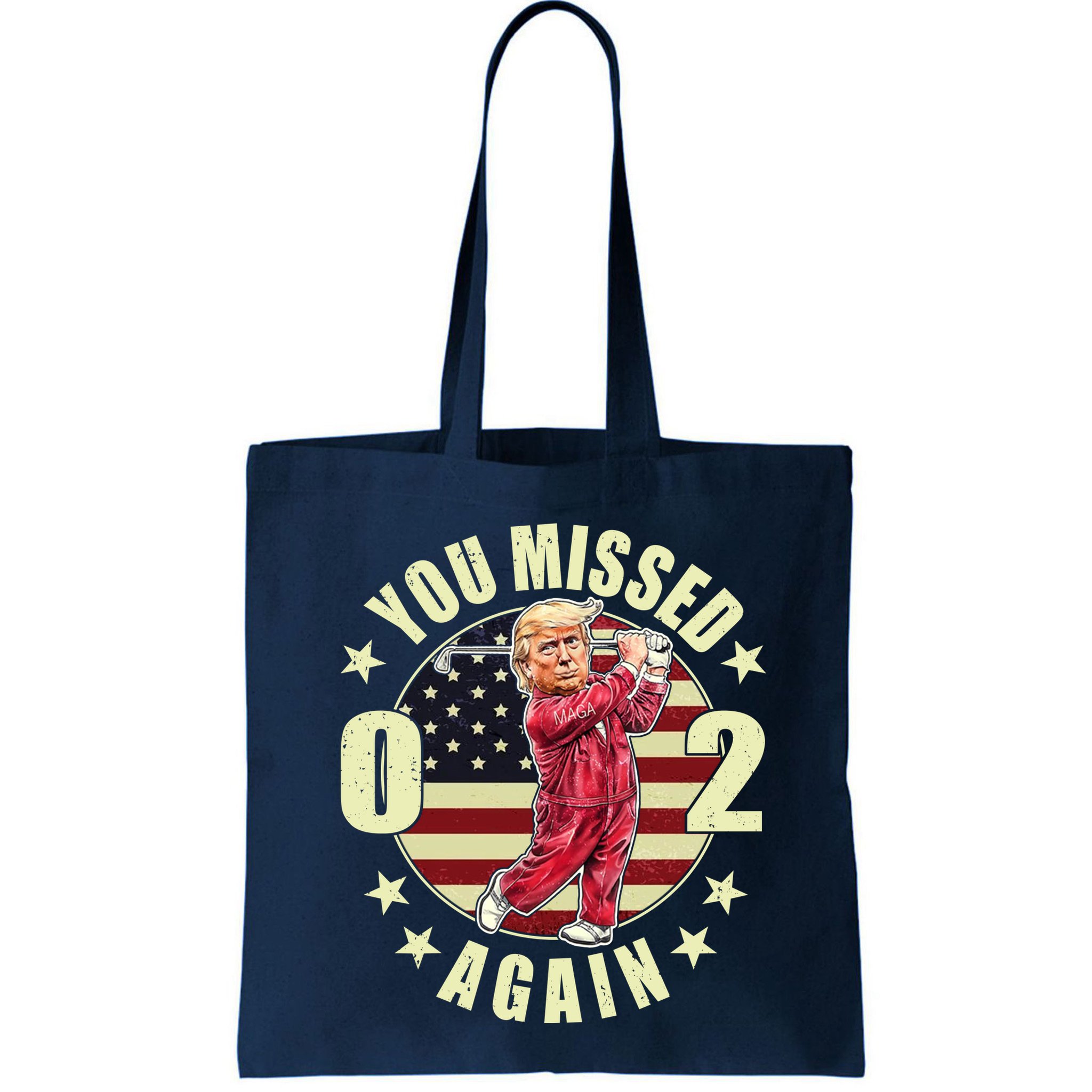 Missed Me Again Donald Trump Golfing Bag