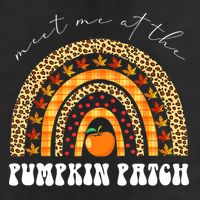 Meet Me At The Pumpkin Patch Leopard Rainbow Thanksgiving Gift Cool Comfort Performance Bucket Hat