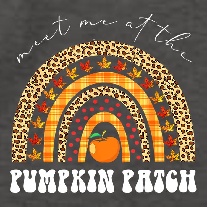 Meet Me At The Pumpkin Patch Leopard Rainbow Thanksgiving Gift Vector Backpack
