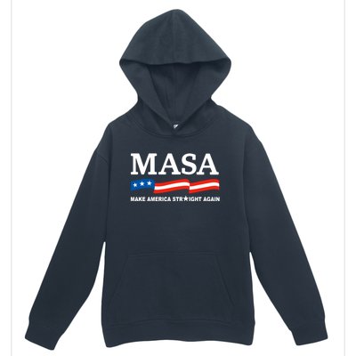 MASA Make America Straight Again Political Funny Sarcastic Urban Pullover Hoodie