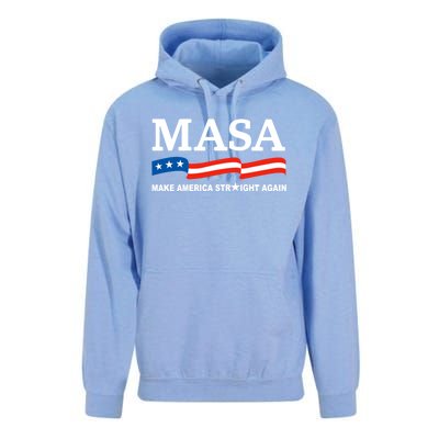 MASA Make America Straight Again Political Funny Sarcastic Unisex Surf Hoodie