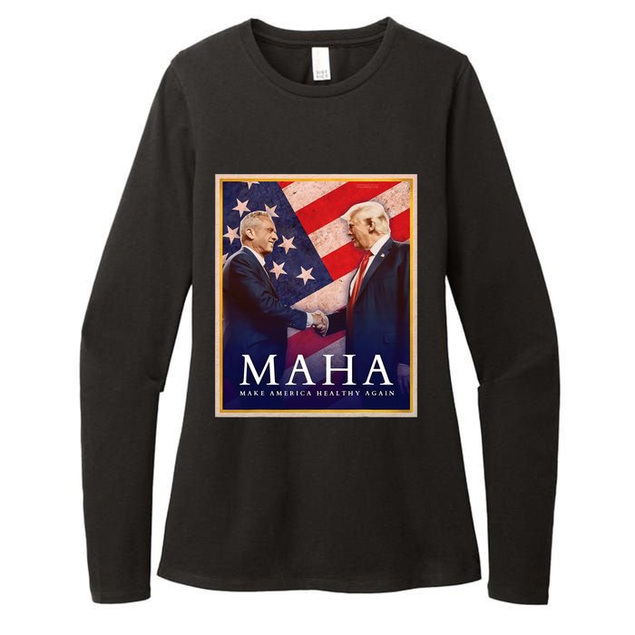 Maha Make America Healthy Again 2024 Womens CVC Long Sleeve Shirt