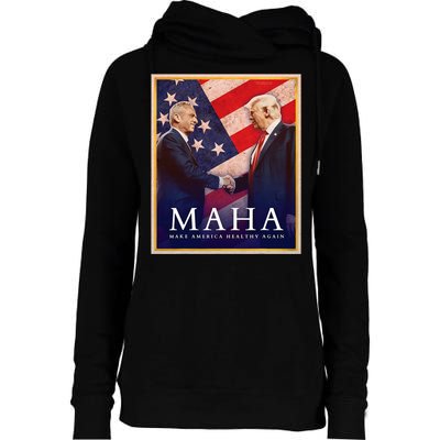 Maha Make America Healthy Again 2024 Womens Funnel Neck Pullover Hood