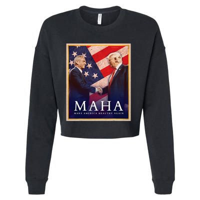 Maha Make America Healthy Again 2024 Cropped Pullover Crew