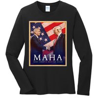 Maha Make America Healthy Again 2024 Ladies Long Sleeve Shirt