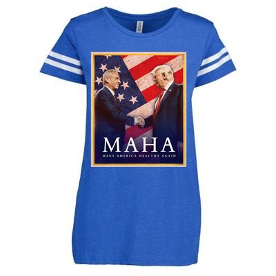 Maha Make America Healthy Again 2024 Enza Ladies Jersey Football T-Shirt