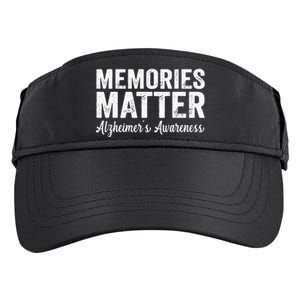 Memories Matter Alzheimers Awareness Endalz Mom Grandma Dad Adult Drive Performance Visor