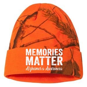 Memories Matter Alzheimers Awareness Endalz Mom Grandma Dad Kati Licensed 12" Camo Beanie