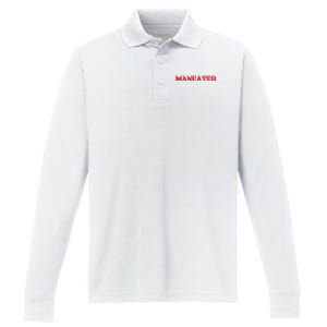 Maneater Performance Long Sleeve Polo