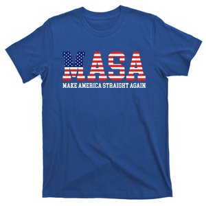 MASA Make America Straight Again Political Funny Sarcastic T-Shirt