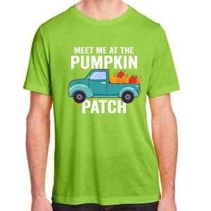 Meet Me At The Pumpkin Patch Pickup Truck Cool Gift Adult ChromaSoft Performance T-Shirt