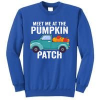 Meet Me At The Pumpkin Patch Pickup Truck Cool Gift Sweatshirt