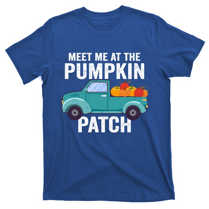 Meet Me At The Pumpkin Patch Pickup Truck Cool Gift T-Shirt